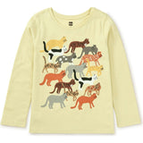 Istanbul Cats Graphic Tee, Yellow