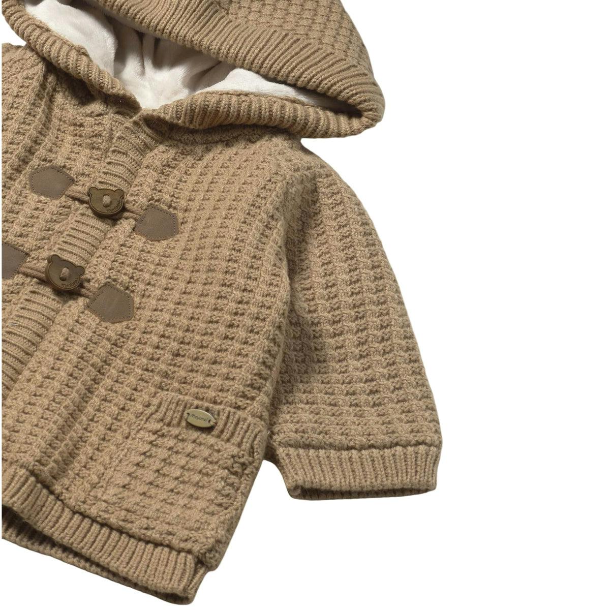 Newborn Boy Lined Knit Cardigan
