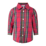 Red Tartan Shirt & Trouser Set