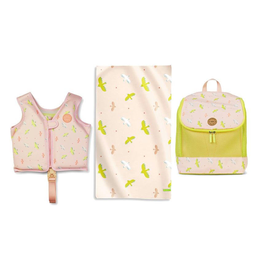 Saro Sun & Fun Beach Set Pink Tropicool