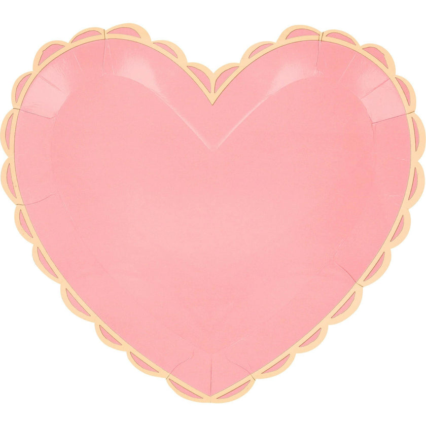 Pastel Heart Large Plates