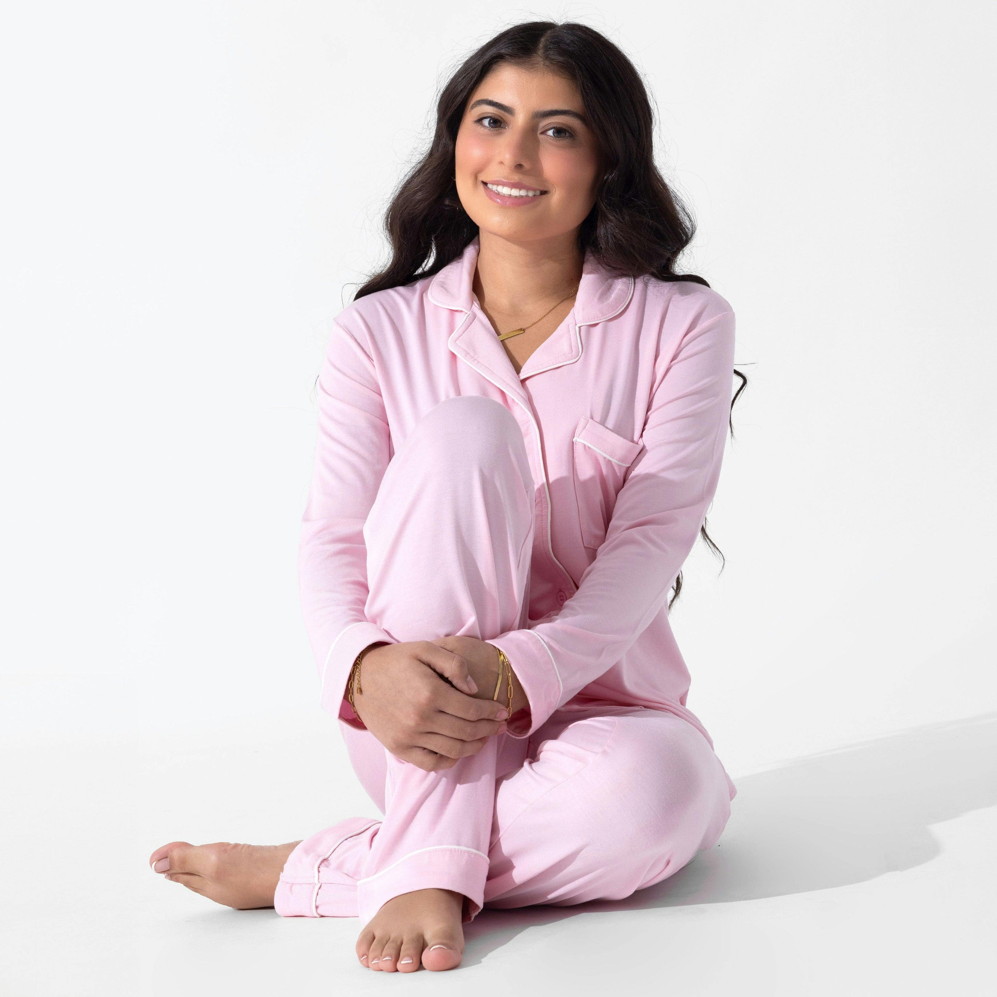 Blush Pink Bamboo Women's Pajama Set