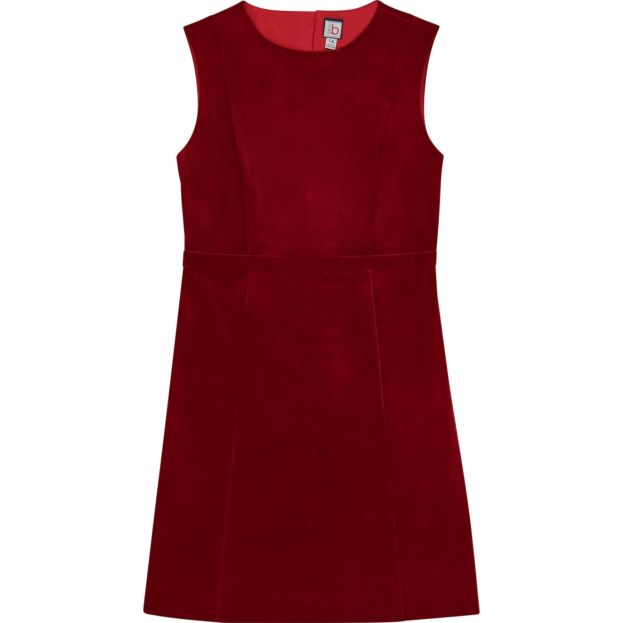 Victoria Tween Shift Dress, Red