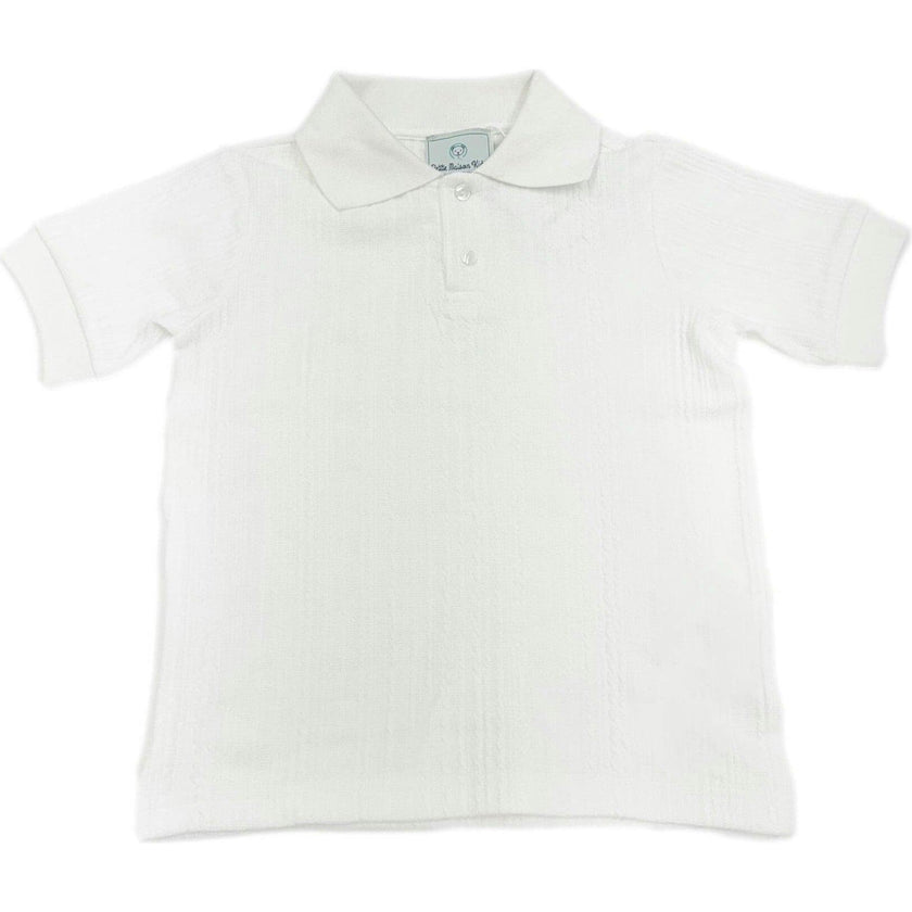 Alex White Short Sleeve Polo Shirt