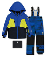 Two Piece Teknik Snowsuit Royal Blue And Yellow