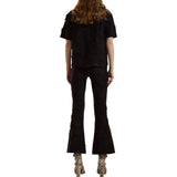 Embroidered Floral Applique Top