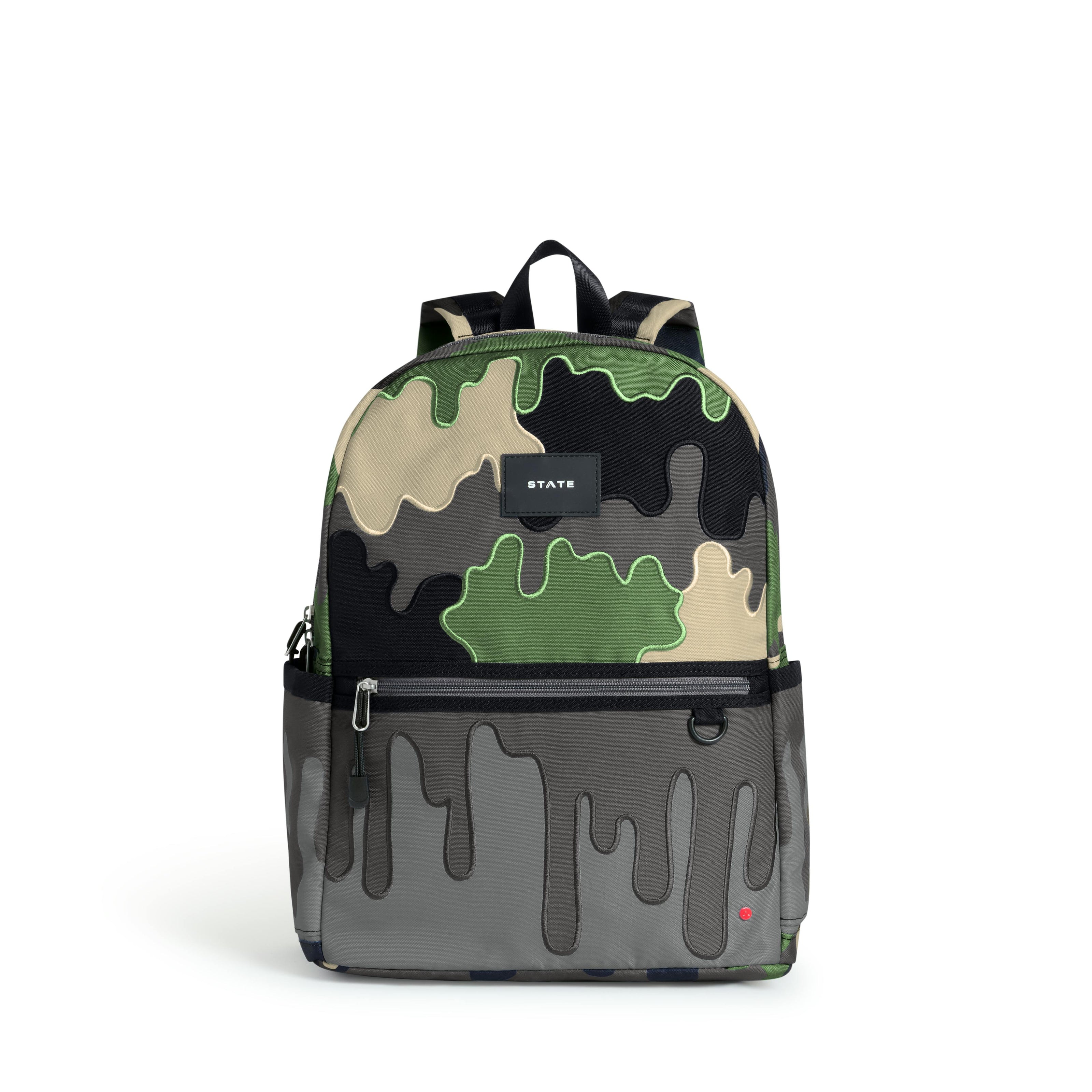 Kane Double Pocket Backpack, Camo Drip