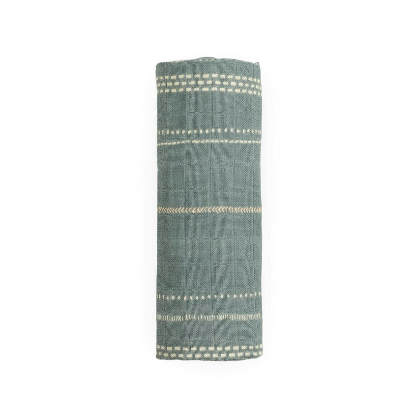 Organic Cotton Muslin Swaddle Blanket - Stillwater Stitch