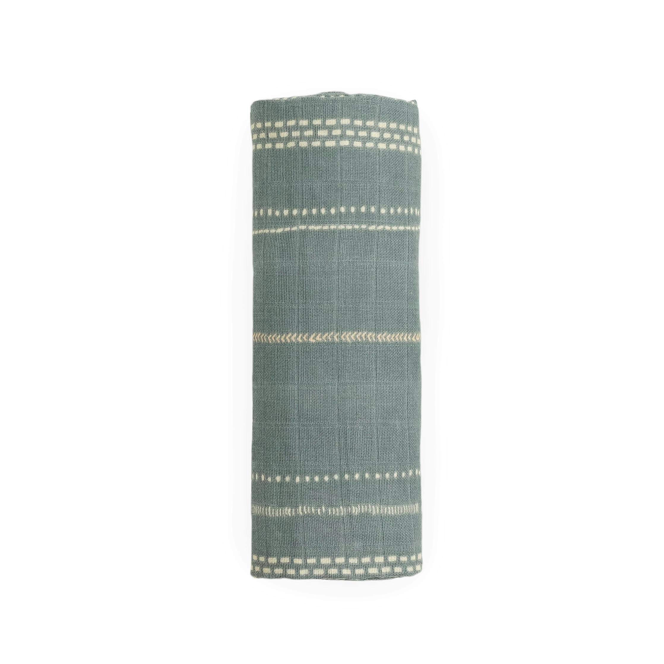 Organic Cotton Muslin Swaddle Blanket - Stillwater Stitch