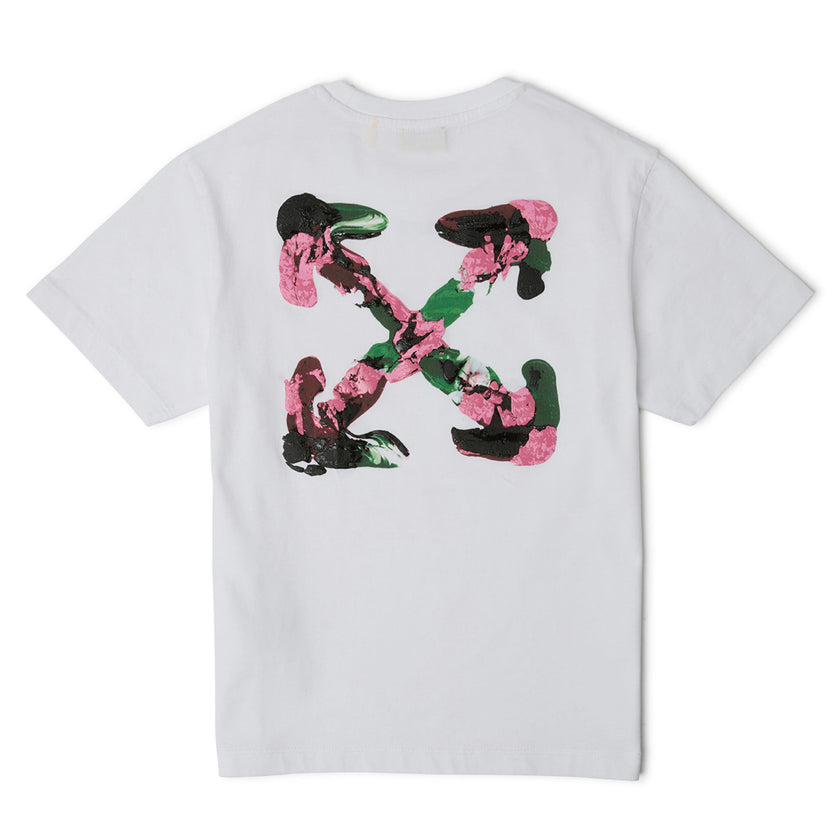 White Arrow Acrylic T‑Shirt