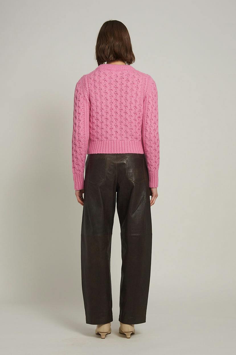 AMARA SWEATER | TAFFY PINK