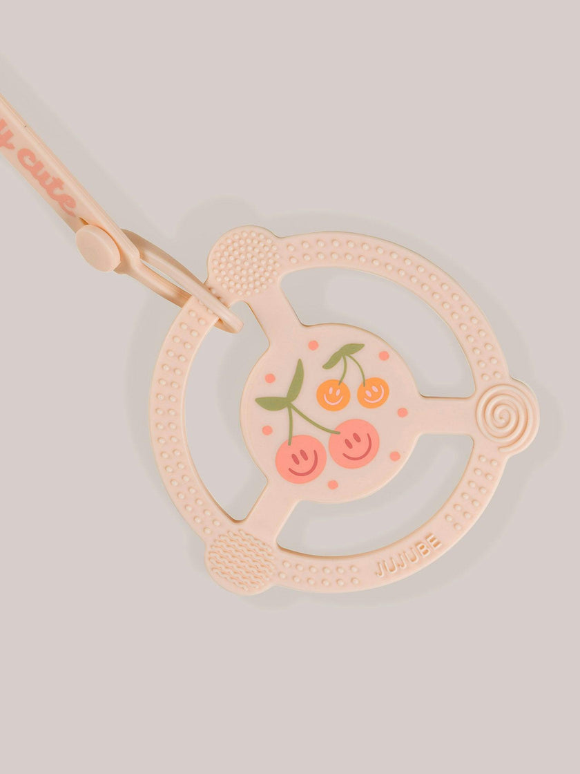 JuJuBe × Studio Oh! Silicone Teether Ring With Detachable Clip