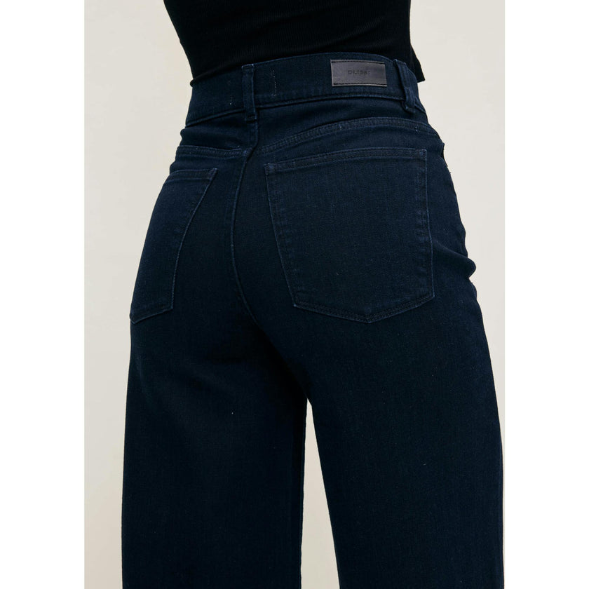 Hepburn Wide Leg Petite High Rise 25" Jeans | Flatiron