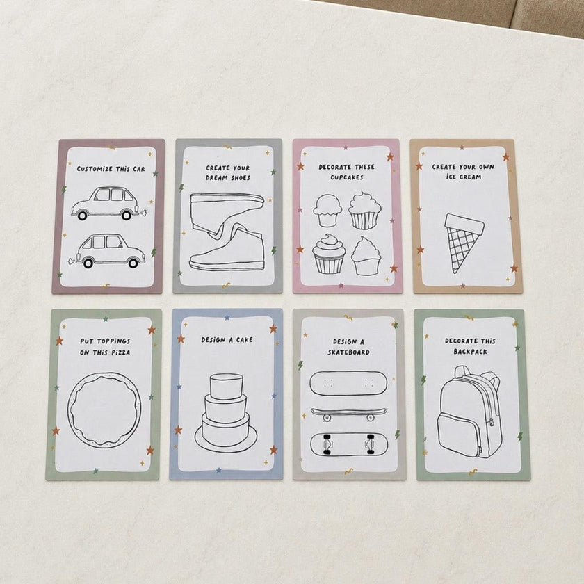 Magnetic Coloring Sheets - Design & Dream (8pc set)