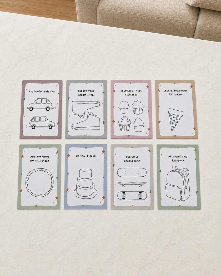 Magnetic Coloring Sheets - Design & Dream (8pc set)