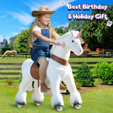Model U® Unicorn Ride-On Toy Age 7+ – White