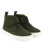 Sneaker Boots - dark green nubuck