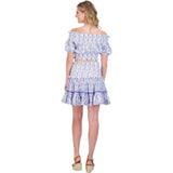 Women's Amelie Crop Top & Skirt Set, Blue
