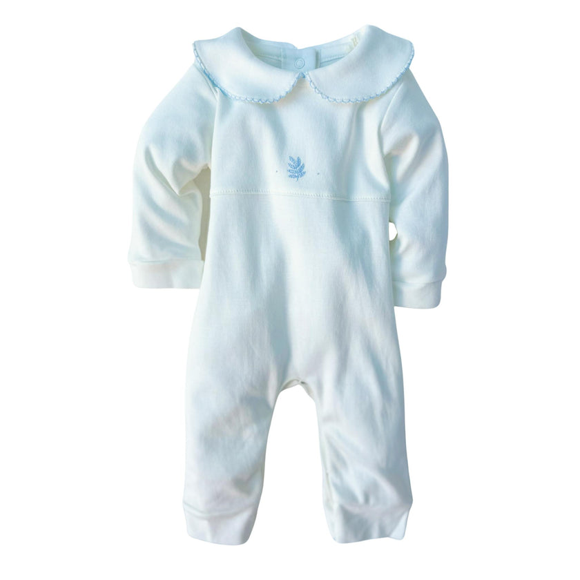 Pima Romper Oliva Blue