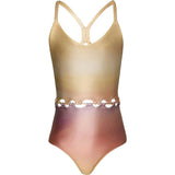 Cammy Loop Design One-Piece Swimsuit, Prints