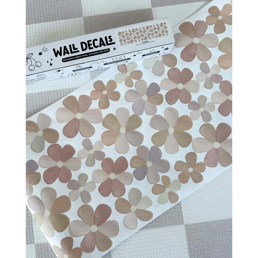 Peel & Stick Fabric Wall Stickers - Flowers