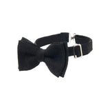 Black Print Vest & Bowtie