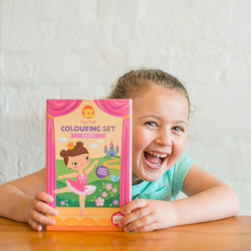 Tribe: Coloring Set - Ballet - Activity Set w/ Stickers