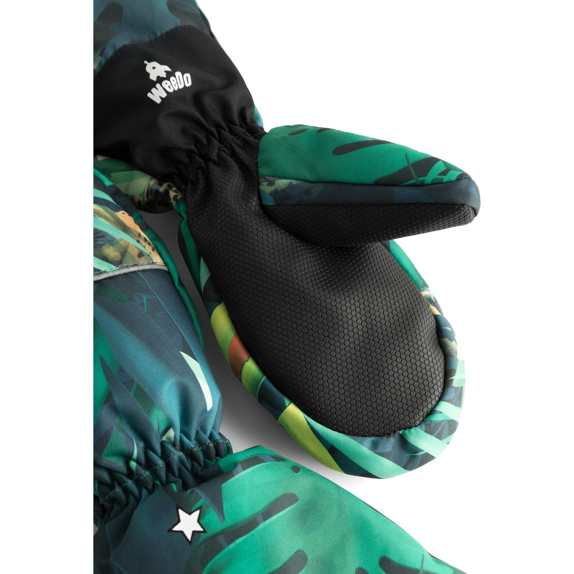 Cosmo Jungle Elastic Long Cuff Mittens, Prints