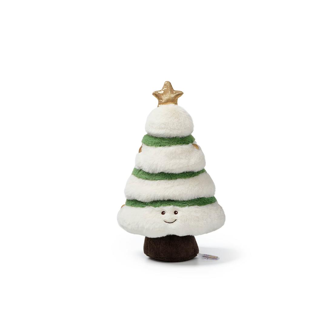Snowy Christmas Tree Weighted Plush 14