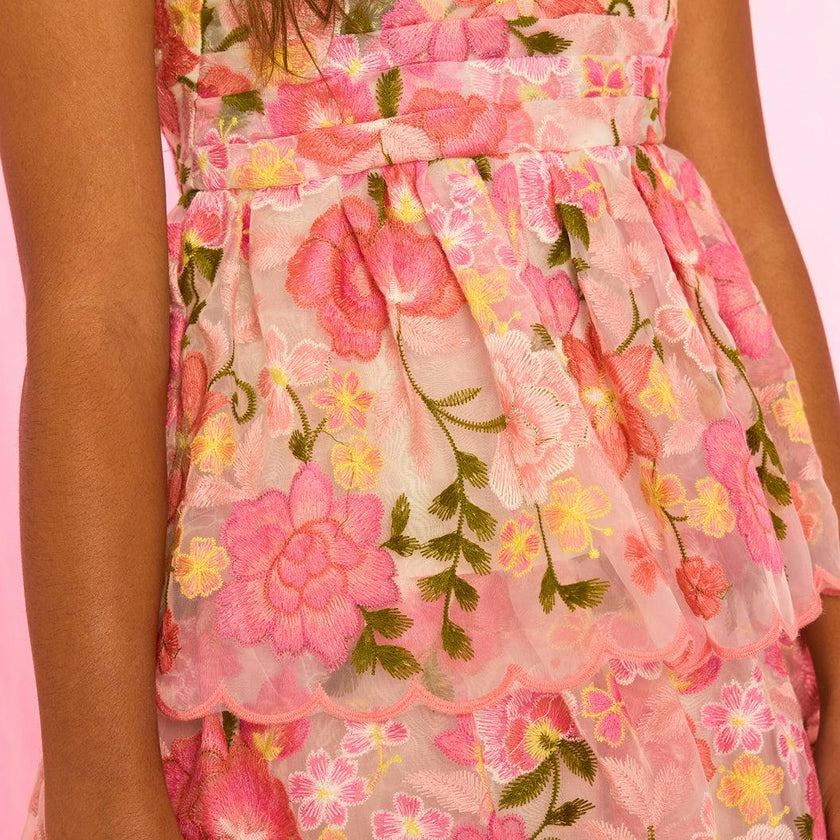 Avery Embroidered Maxi Dress