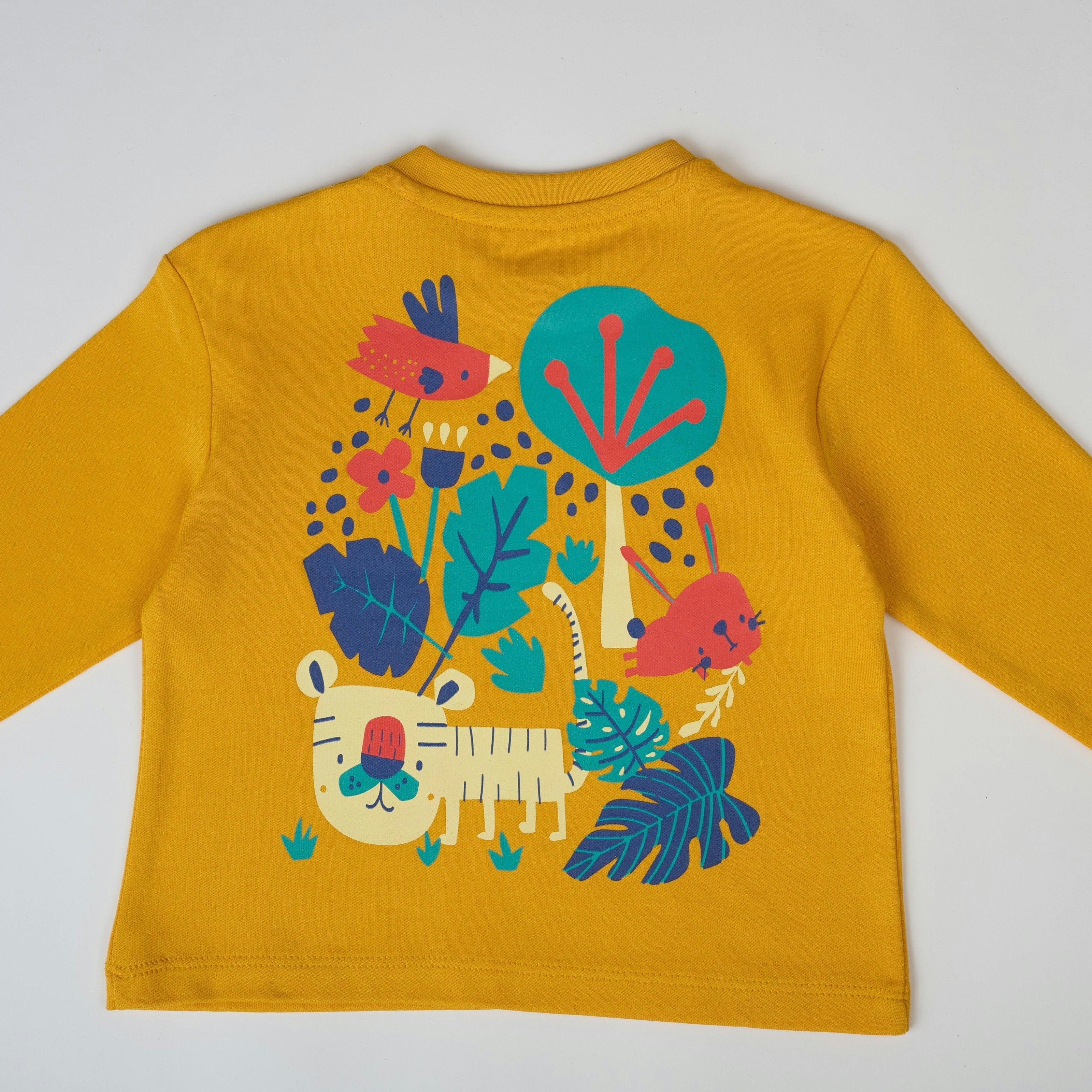 Long Sleeve Jungle Party T-shirt