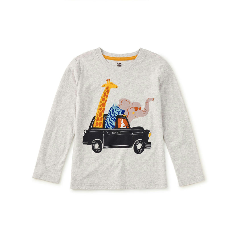 A Wild Ride Graphic Tee, Light Grey Heather