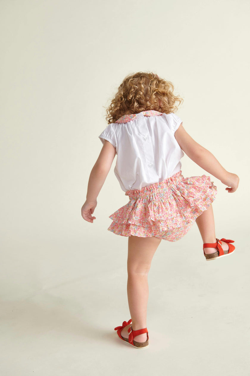 Hand-Smocked Baby Skort Lilou
