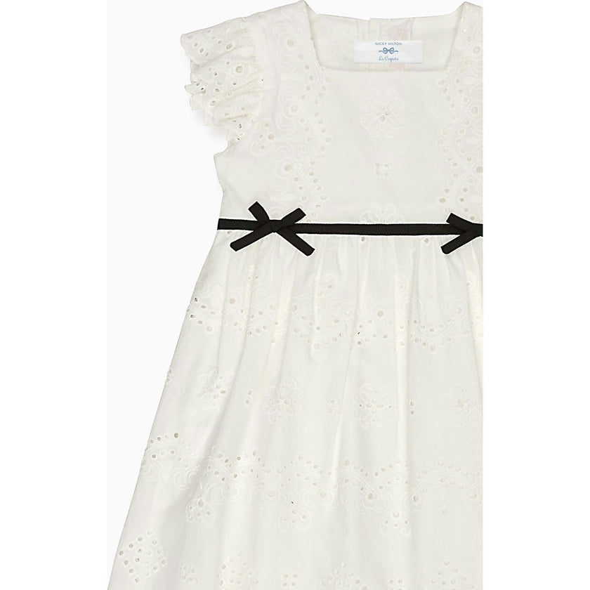 Nicky Hilton x La Coqueta Ivory Edie Girl Dress