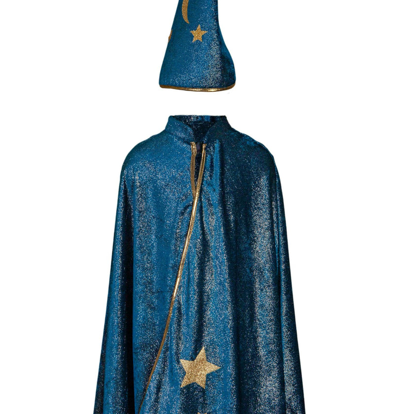 Starry Night Wizard Cape & Hat