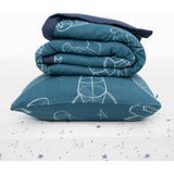 Cotton Muslin Toddler Bedding 3 Piece Set - Blast Off