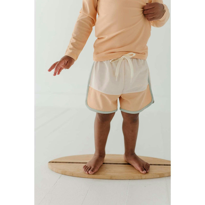 Boy's Colorblock Swim Shorts