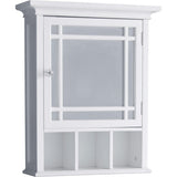 Neal Wooden Medicine Cabinet with Mirrored Door