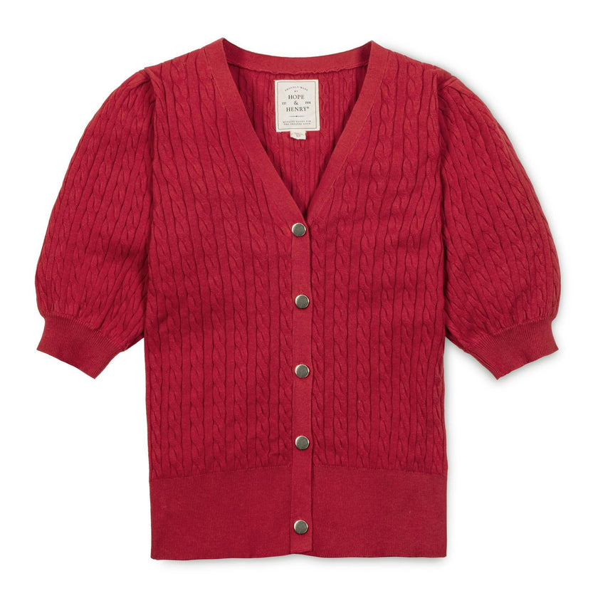 Organic Puff Sleeve Sweater