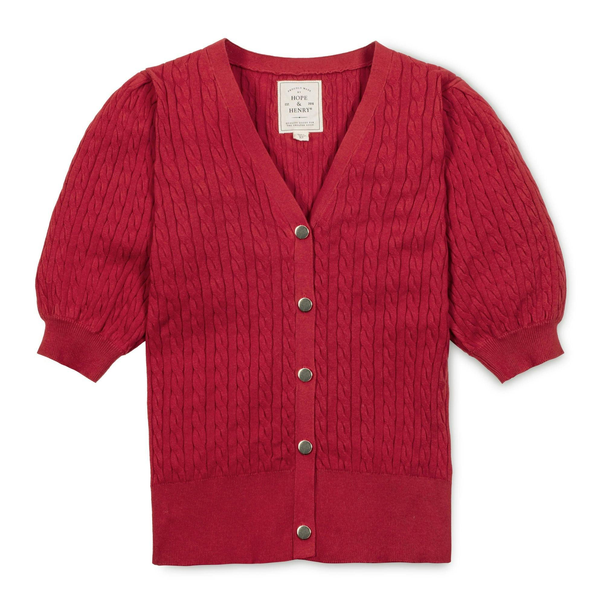 Organic Puff Sleeve Sweater