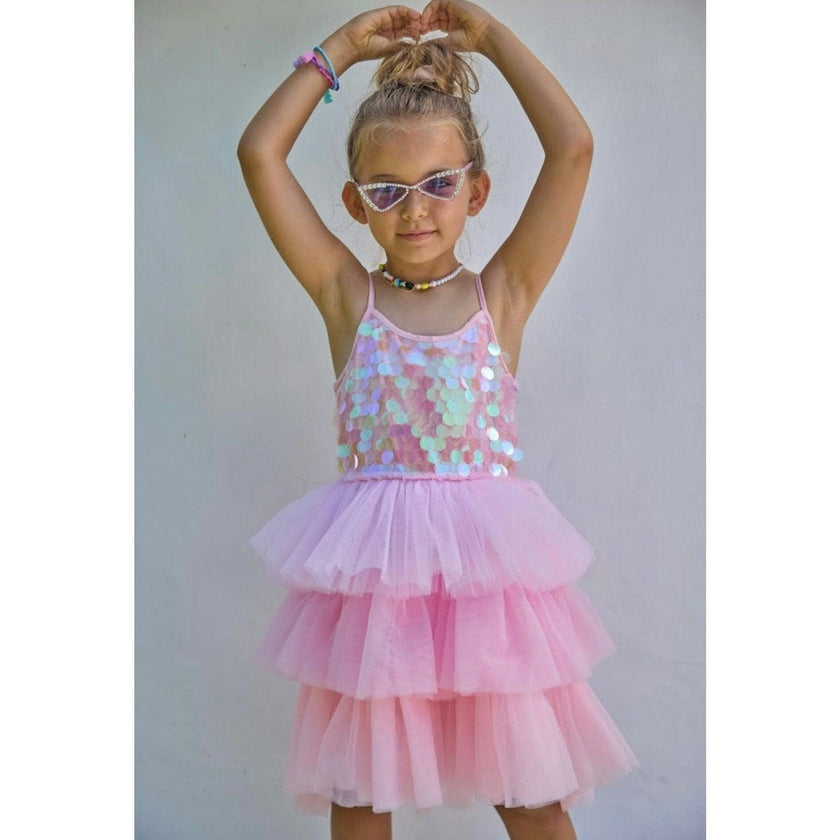 Rose Magic Paillette Dress