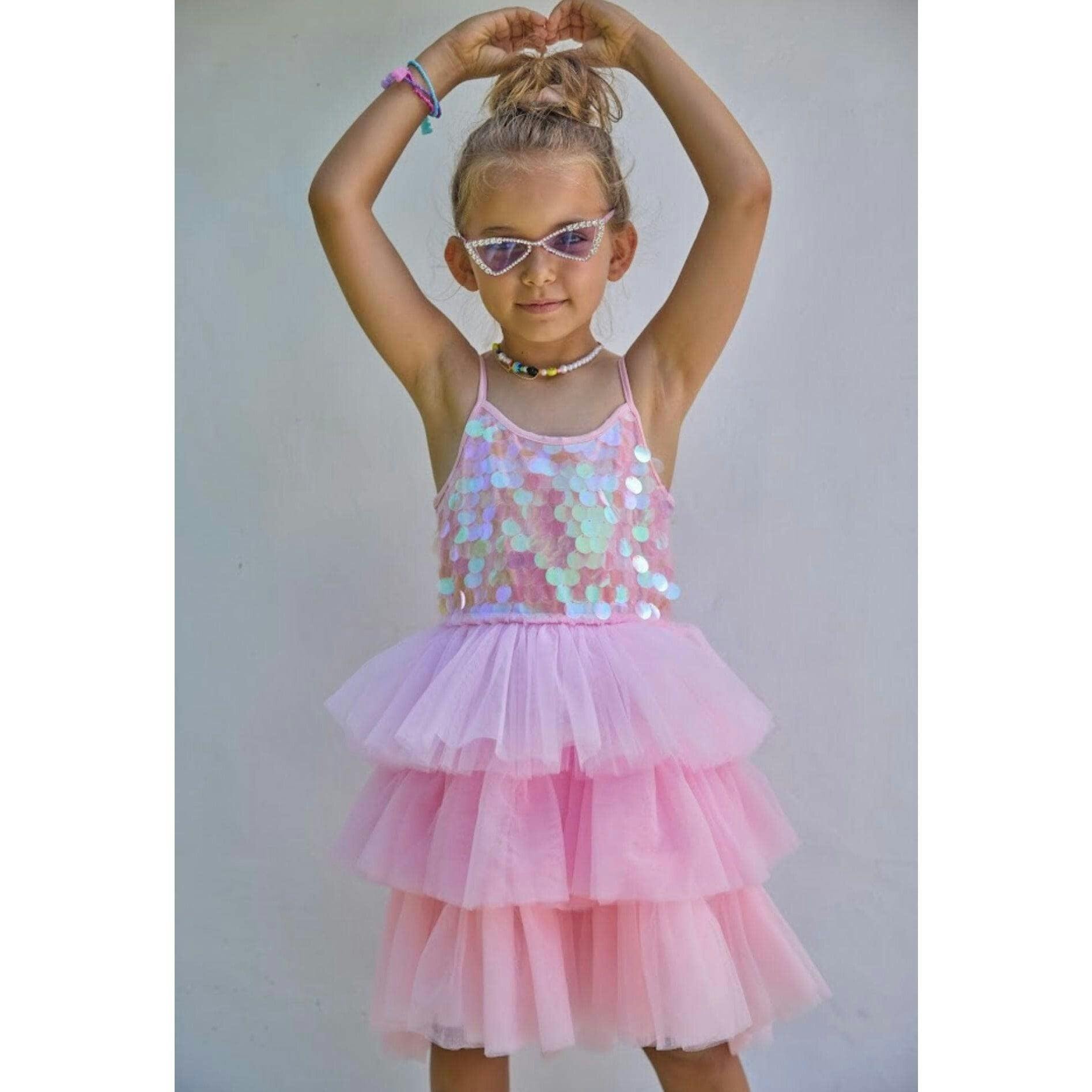 Rose Magic Paillette Dress