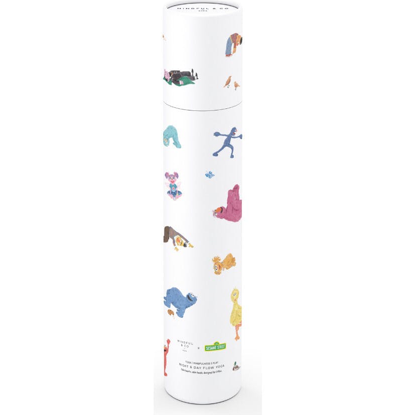 Double-Sided Sesame Street Yoga Poses Print
