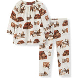 Homestead Organic Cotton Dress & Legging Set