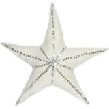 Handmade Hand Felted Wool Christmas Tree Topper - Silver Star Arcadia Home