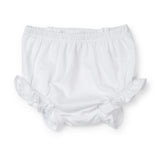 Vivian Girls' Pima Cotton Bloomer - White