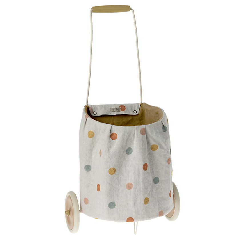 Trolley, Multi dots - Yellow