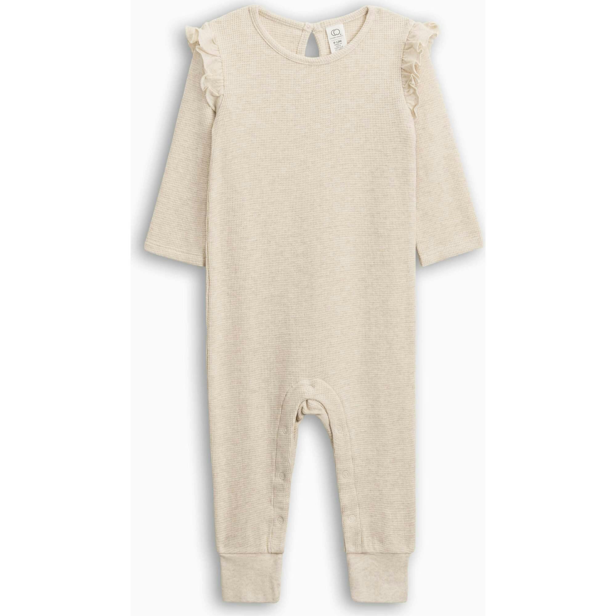Mila Waffle Knit Flutter Sleeve Romper