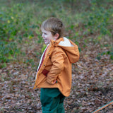 Gold Recycled Waterproof 3 in 1 Coat, Gold