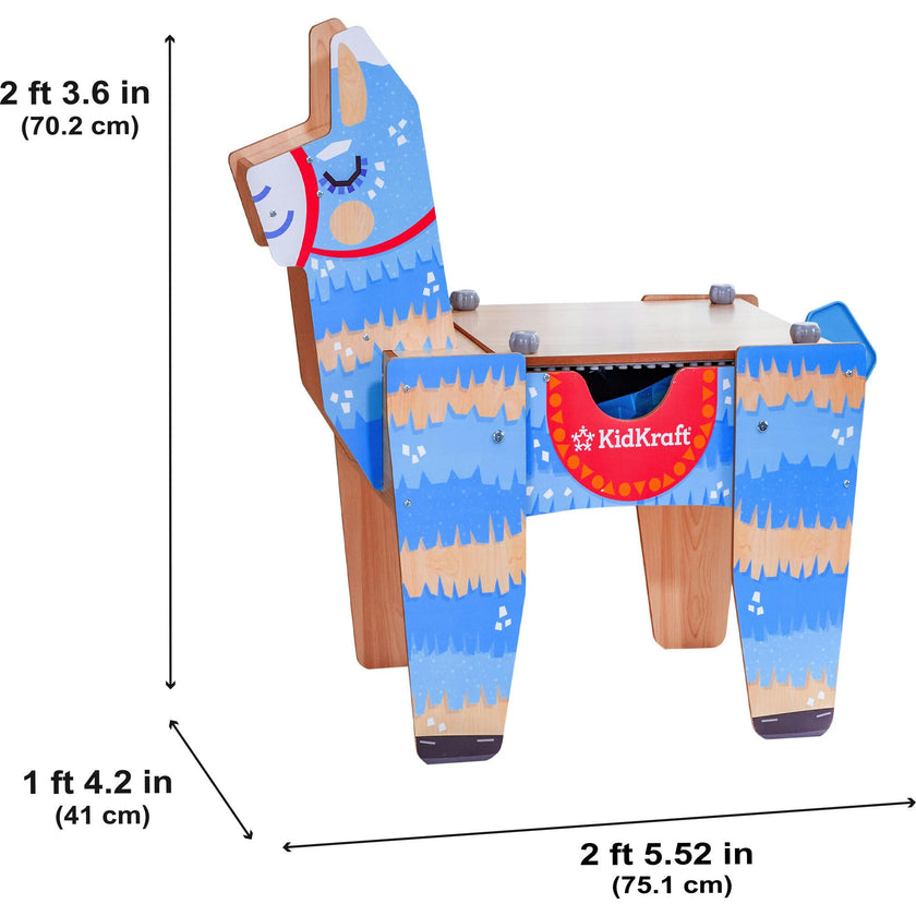 Pinata Building Bricks Wooden Table with 50 Blocks